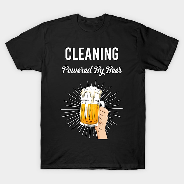 Beer Cleaning T-Shirt by Hanh Tay